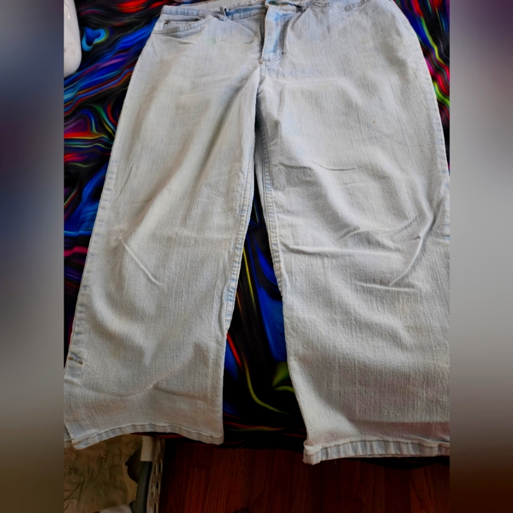 Denim capris